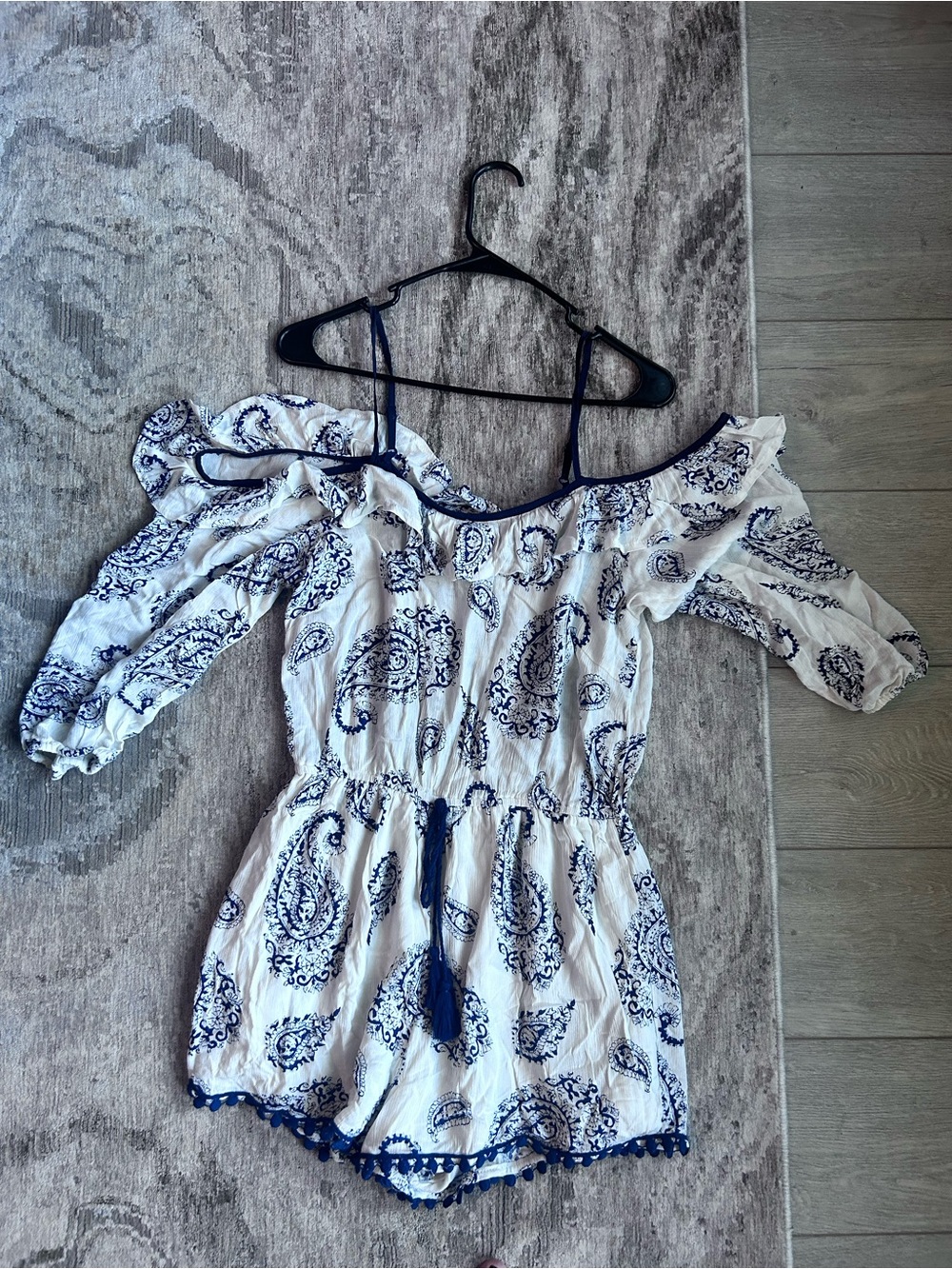 Off the shoulder romper